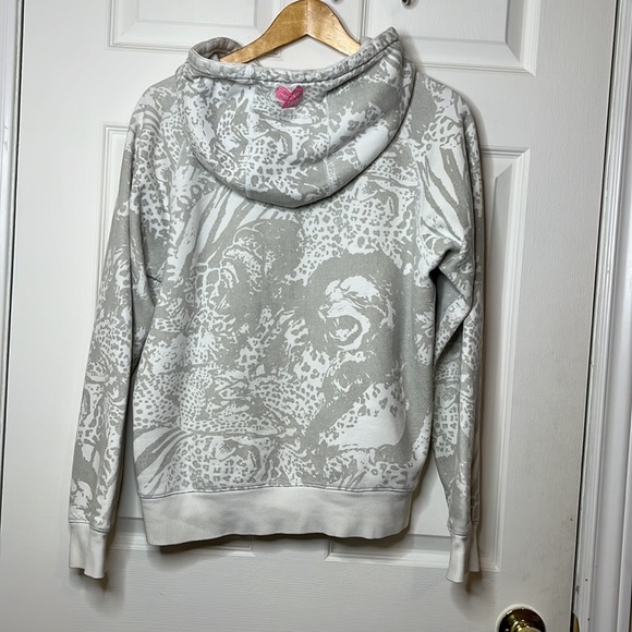 TNA Rare Lion‎ Print Hoody - Picture 5 of 6